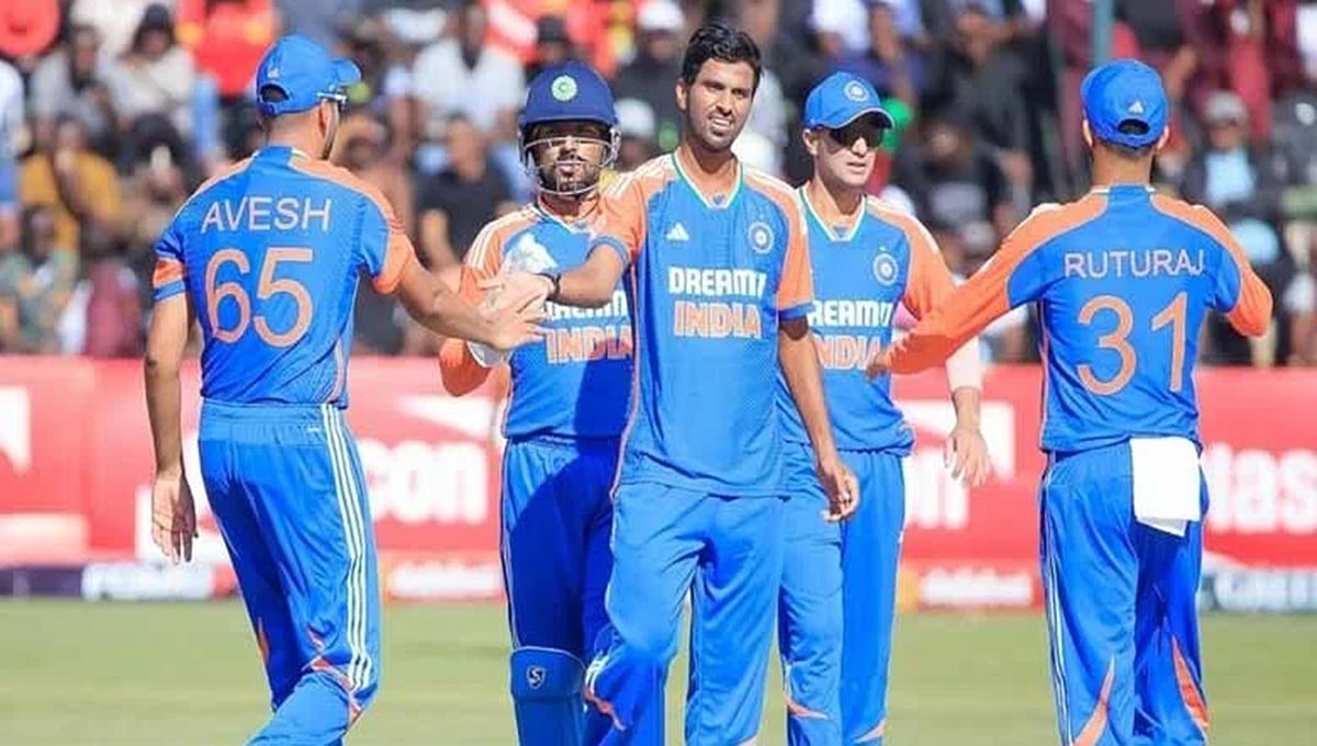 2ನೇ T20 ಪಂದ್ಯ: 100 ರನ್ ಗಳಿಂದ ಜಿಂಬಾಬ್ವೆ ಸೋಲಿಸಿದ ಭಾರತ!